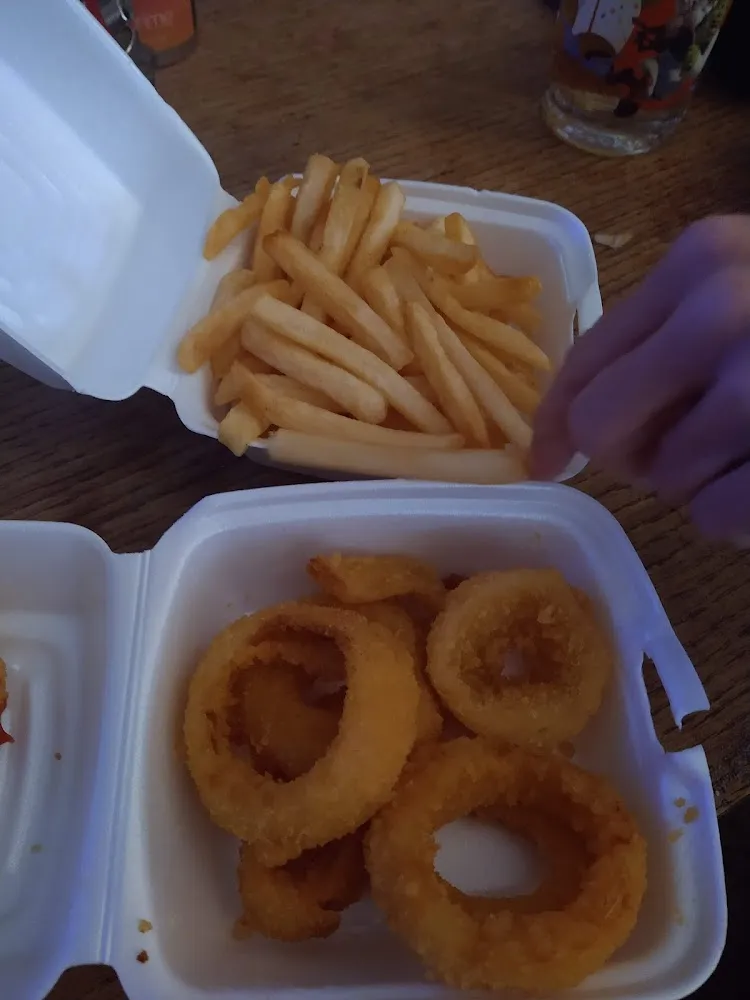 French Fries and Onion Rings